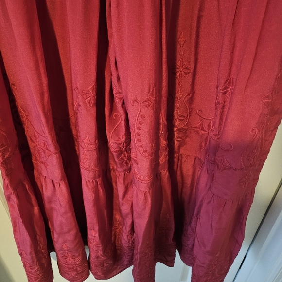 Anthropologie Wide leg silk jumpsuit - Picture 5 of 7